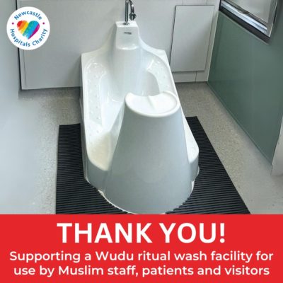 WuduMate Classic in a Newcastle Hospital
